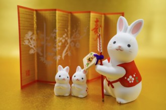 Rabbit year New Year material (2023 New Year). Shooting Location: Yokohama-city kanagawa prefecture