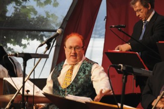 Nicolas Dary with the Grasso Brothers feat. Duffy Jackson playing at the 27th Ascona Jazz Festival.