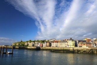 Village Dieppe with harbor at the west coast of France