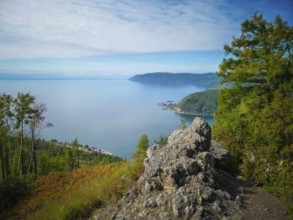 View on lake Baikal in the vicinity of Irkutsk, Russia, Europe