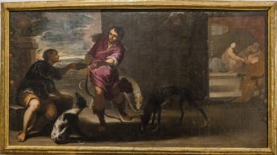 Jacob's blessing and sale of Esau's firstborn, oil on canvas, 17th century, Church of San