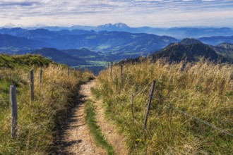 View from the Hochgrat near Oberstaufen (Bavaria, Germany)