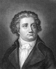August Wilhelm Iffland (1759-1814) on engraving from 1859. German actor and dramatic author.
