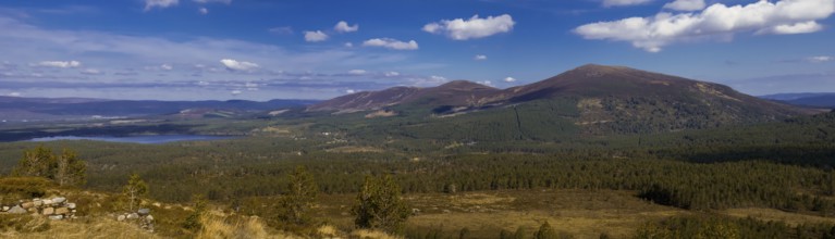 Panorama of the Cairn Gorm area, Scotland, United Kingdom Scotland