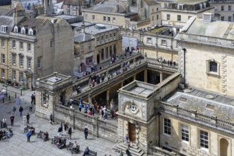 The Roman Baths, Bath, England, Great Britain