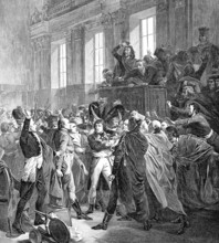 General Bonaparte during the coup d'état of 18 Brumaire in Saint-Cloud, General Bonaparte vor dem
