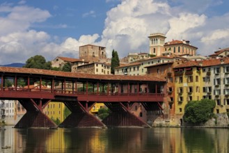 Bassano del Grappa Ponte Vecchio in northern Italy