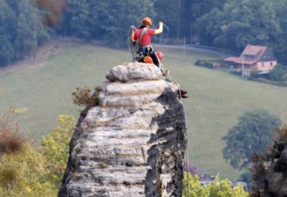 Bastei, rock, rock formation, rock formations, Saxon Switzerland, Saxony, sandstone, East Germany,