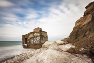 A bunker on the Baltic coast near Wustrow