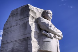 Washington DC, USA - October 15, 2021: The Martin Luther King Jr. Memorial on the National Mall in