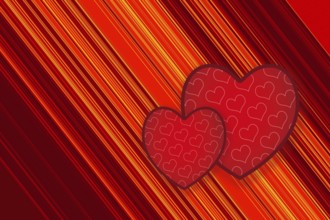 Elegant decorative heart pattern design for fabric, wallpaper, gift paper, banner, cover, poster,