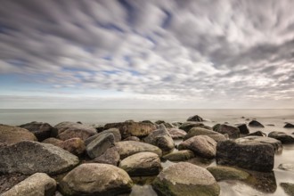Stones on the coast of the Baltic Sea