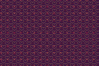 Valentine's Day template with heartsfor banners, inviations, advertisements, cards