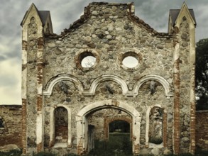Stone ruins of the old castle