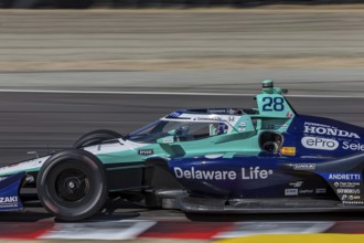 MARCUS ERICSSON (28) of Kumla, Sweden practices for the Firestone Grand Prix of Monterey at