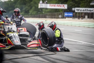PIETRO FITTIPALDI (30) of Miami, Florida comes down pit road for service during the XPEL Grand Prix