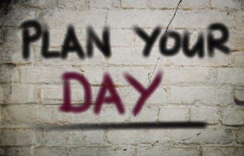 Plan Your Day Concept