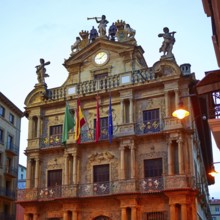 Pamplona Navarra Ayuntamiento city Hall square way of Saint James
