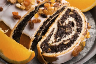 Poppy seed rolls, dessert for christmas