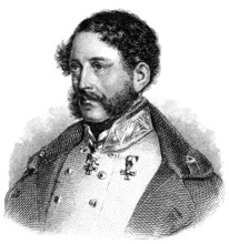 Portrait of Count Eduard Clam-Gallas, 1805 - 1891, an Austrian General, Portrait von Eduard Graf