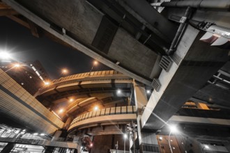 Hakozaki Junction of night view. Shooting Location: Tokyo metropolitan area