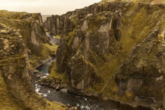 Fjaðrárgljúfur, Katla volcanic area, south coast, Iceland, Europe