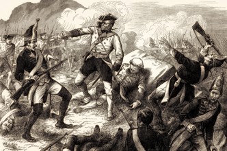 Bravery of Samuel Johnson, Capture of Belle Île, Seven Years' War, 1761, From British Battles on