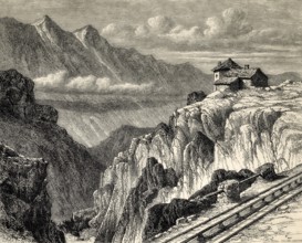The Mont Cenis Pass Railway, Savoie, France, 1868 to 1871, Europe