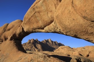Rock Arch with the Spitzkoppe in the background