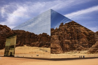 Maraya Concert Hall by the Gioforma architectural group, Al Ula, Kingdom of Saudi Arabia