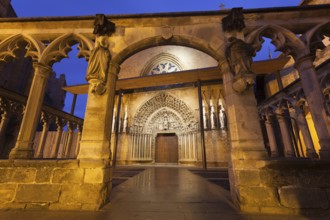 Church in Olite, Navarre, Spain, Europe