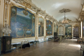 Inside of the Chantilly castle, Picardie, France, Europe