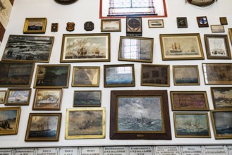 Pictures in the interior, votive pictures, Basilica Notre Dame, Notre-Dame de la Garde, la Bonne
