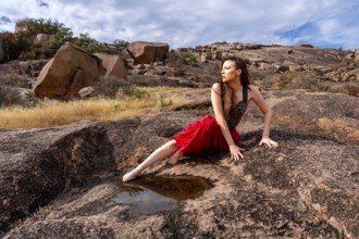 A gorgeous brunette model poses outdoors while enjoying the autumn weather, Fredericksburg, United