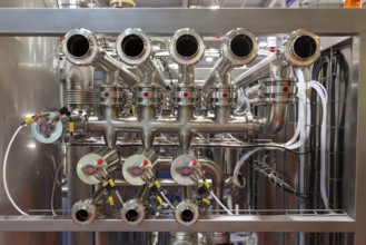 Industrial cleaning system pipes. Sustainable industrial cleaning, deposit and slime removal