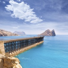 Aguilas Embarcadero del Hornillo pier Murcia in Mediterranean Spain