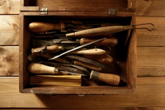 Craftman carpenter hand tools artist craftmanship