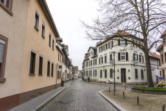Views in the historic town Worms in Germany with interesting buildings