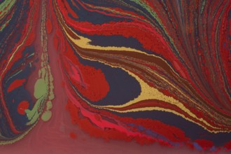 Abstract creative marbling pattern for fabric, design background texture