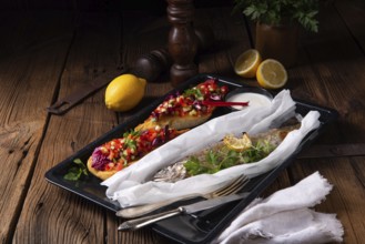 The perfect baked trout with lemon and herbs