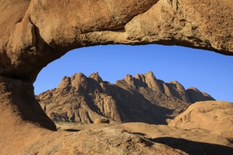 Rock Arch with the Spitzkoppe in the background