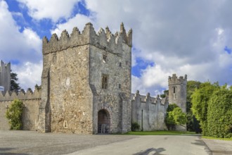 Howth Castle has its origins in medieval times, Ireland, Europe