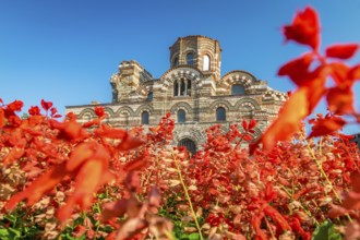 Church of Christ Pantocrator in Nessebar ancient city. Nesebar, Nesebr is a UNESCO World Heritage