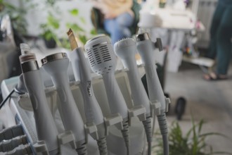 Beauty salon, a set of tools ready to carry out treatments