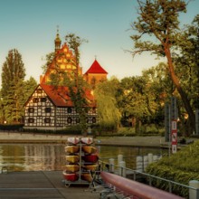 St Martin and St Nicholas Cathedral and Mill Island in Bydgoszcz