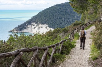Hiking the famous Nature Trail Mergoli Vignanotica, Gargano Peninsula in Southern Italy