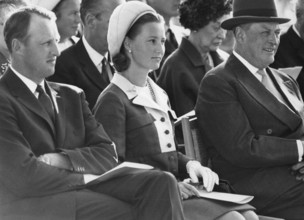 King Harald of Norway. Pictured with his wife Sonja 1969