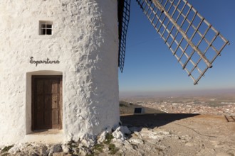 Windmill in Consuegra, Toledo, Castilla la Mancha, Spain, Europe