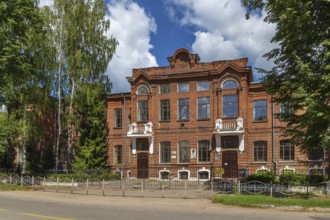 Building of former real school in Kineshma, Russia, Europe