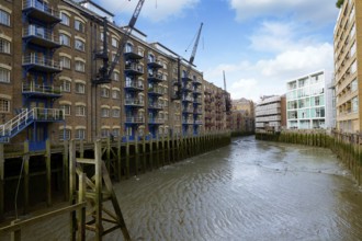 London Butlers Wharf and buildings at England